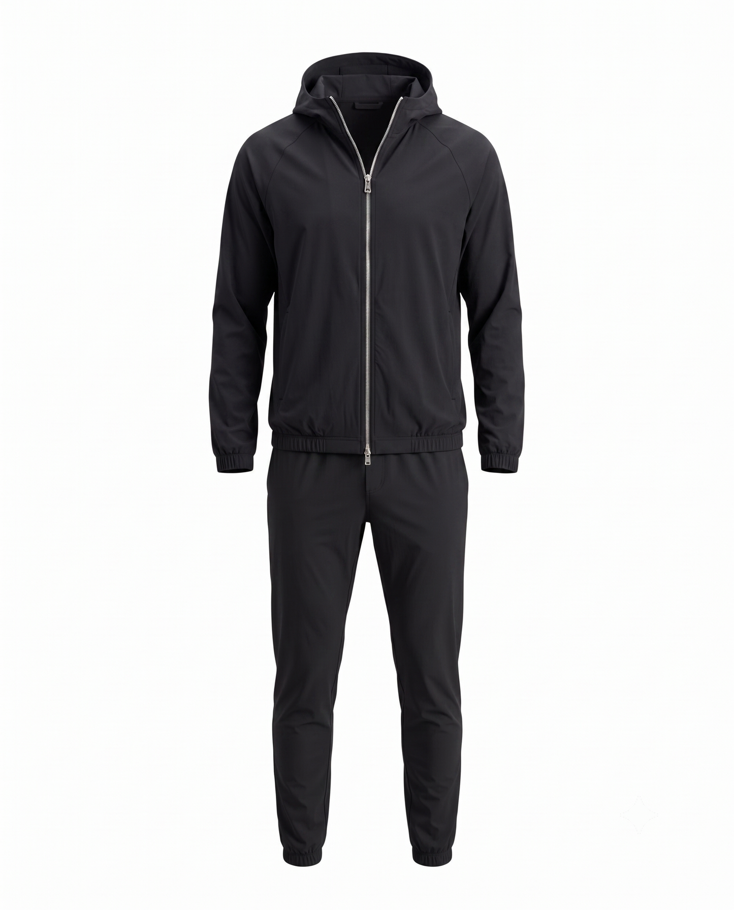 Marbenio's Black Hooded Tech Set – front view