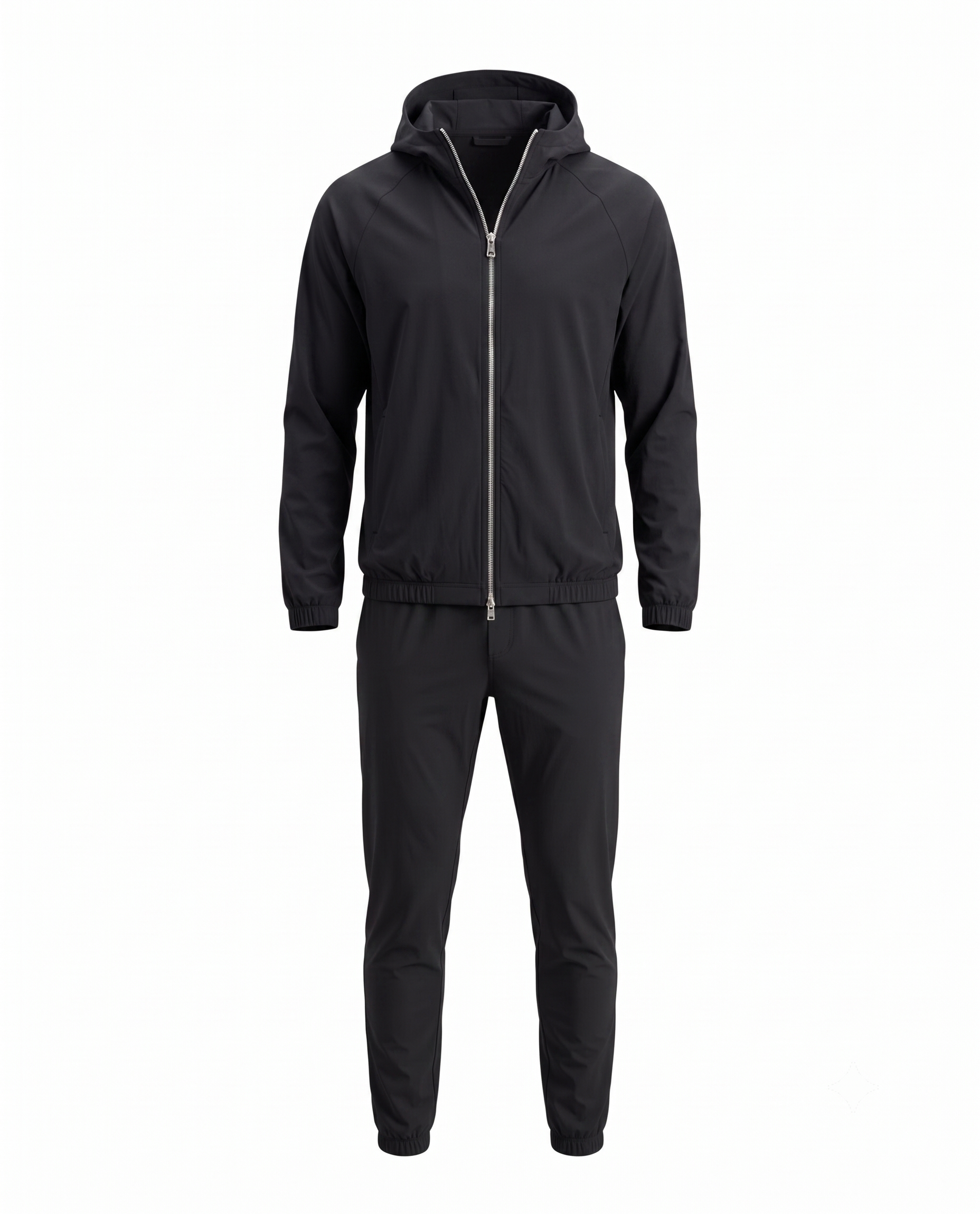 Marbenio's Black Hooded Tech Set – front view