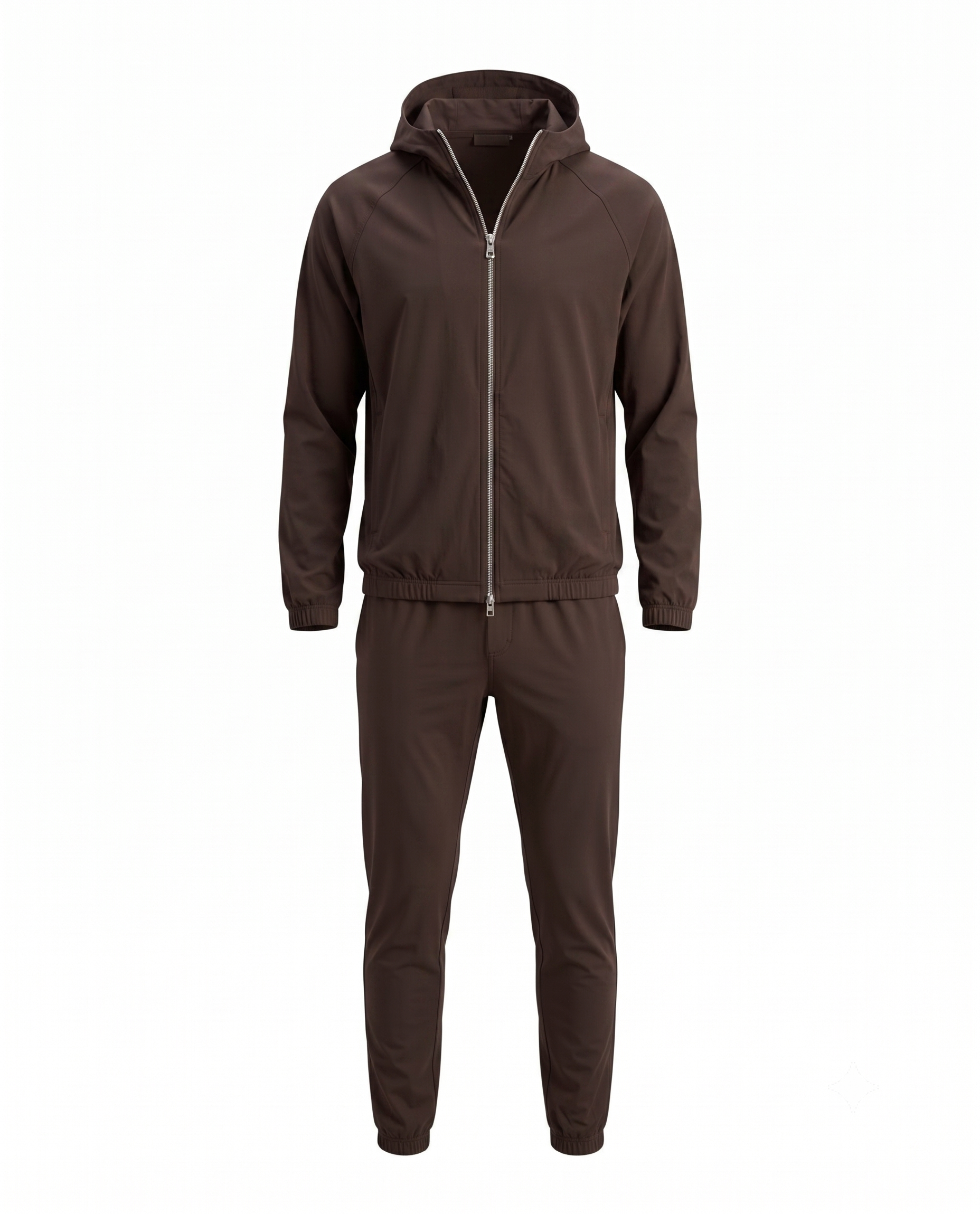 Marbenio's Brown Hooded Tech Set – front view
