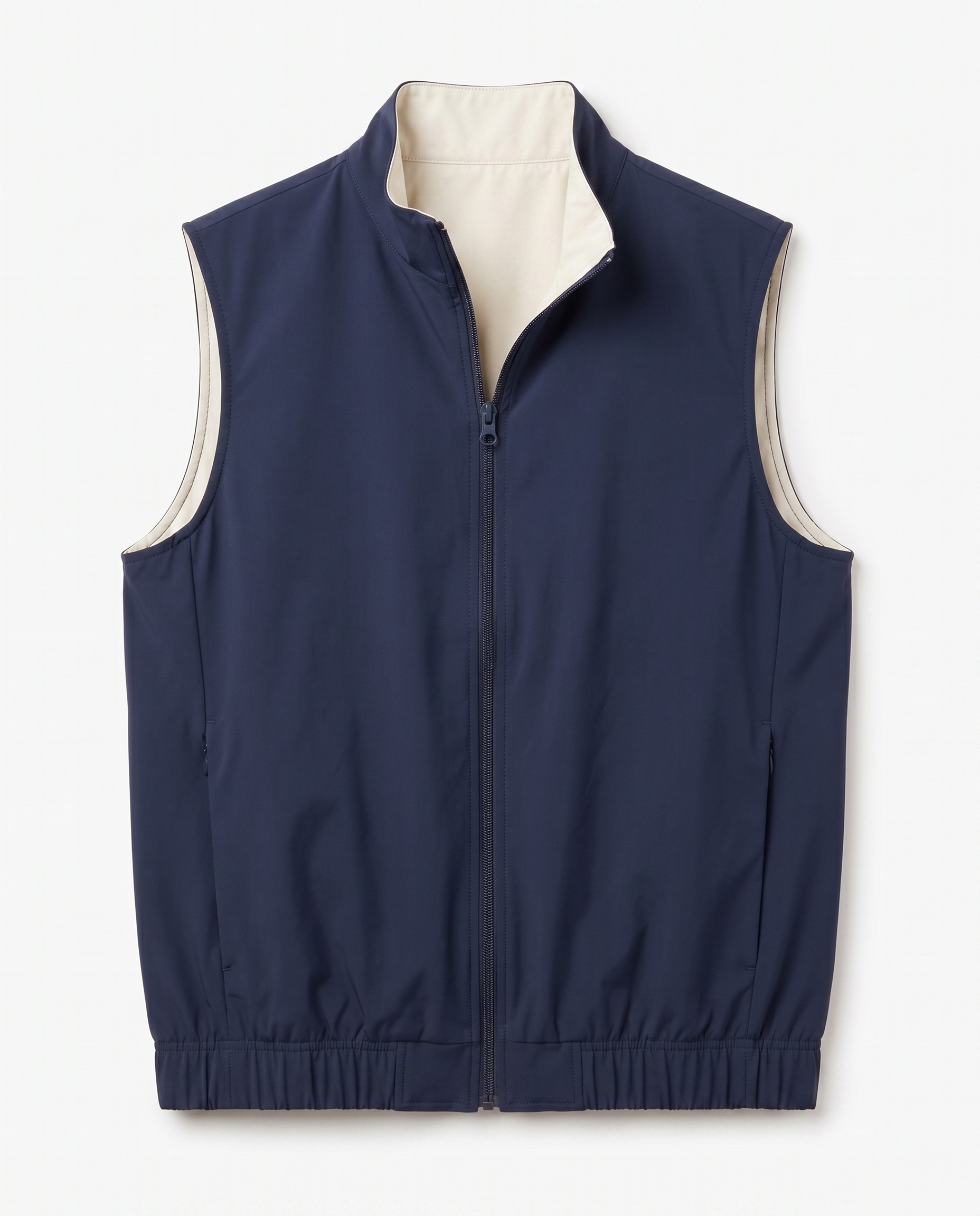 Marbenio's Navy Reversible Gilet – front view