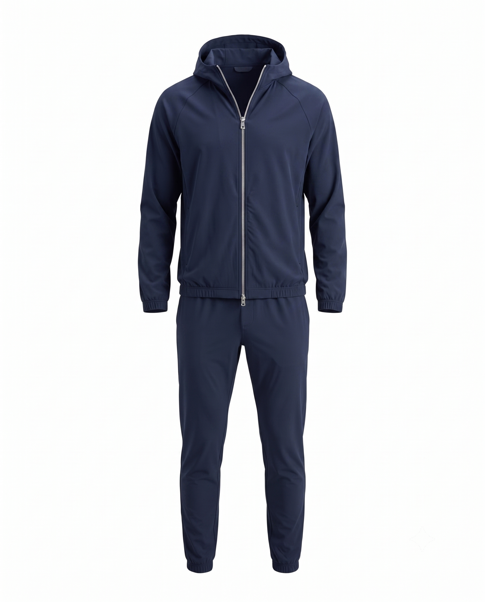 Marbenio's Navy Hooded Tech Set – front view