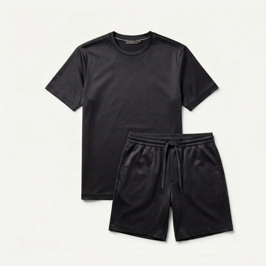 Saint-Tropez Black Summer Set – front view