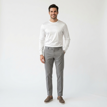 Marbenio's Grey Pantalon – reverse side